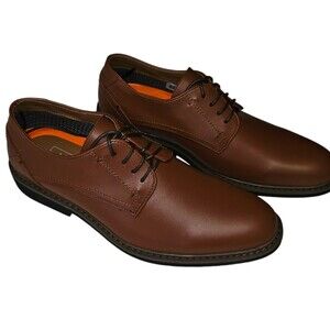 Jim's Formal Wear Men's Chestnut Oxford Dress Shoes Size 9M